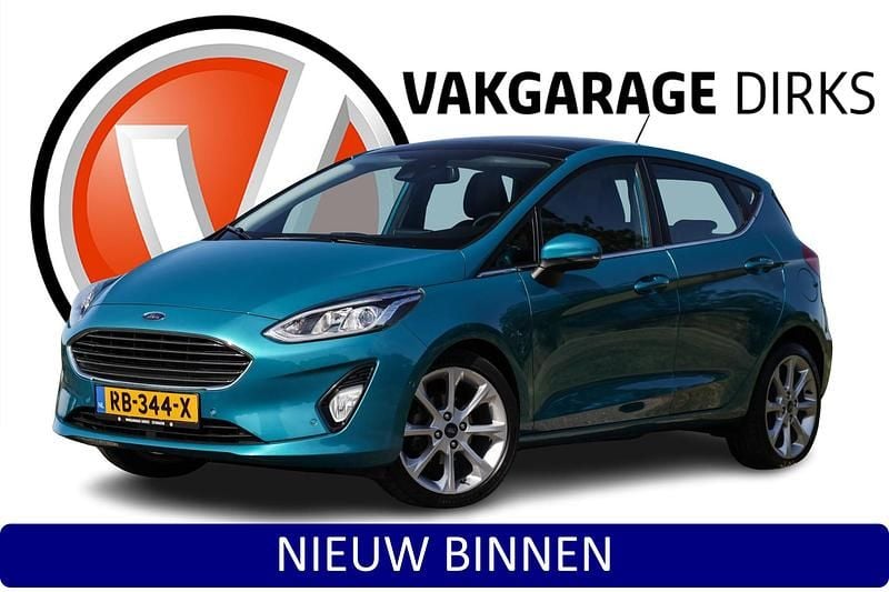 Blauw Gebruikt 2017 Ford Fiesta Titanium Hatchback | € 12.889 - Afbeelding 1/3