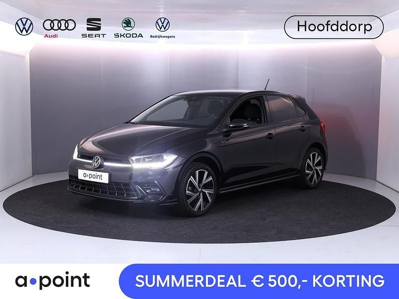 Zwart Gebruikt 2023 VW Polo R-line Hatchback | € 22.949 (Iets duurder) - Afbeelding 1/3