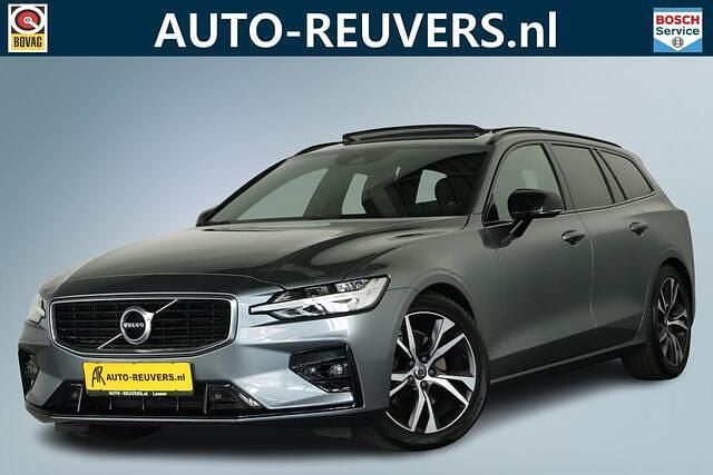Grijs Gebruikt 2020 Volvo V60 R-Design Stationwagen | € 29.900 (Super prijs) - Afbeelding 1/4