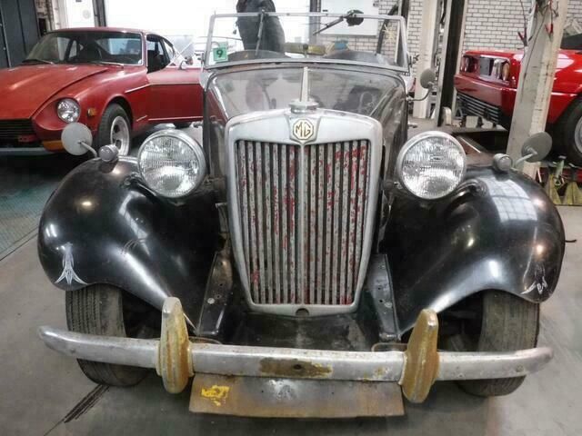 Zwart Gebruikt 1952 MG TD Cabriolet | € 14.750 - Afbeelding 1/4