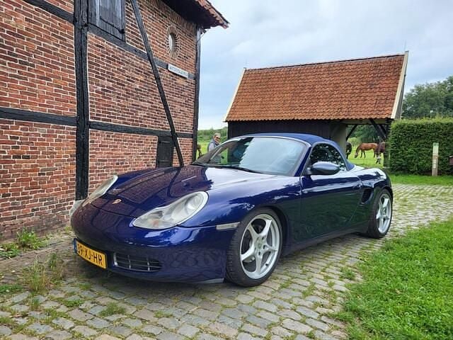 Occasion Porsche Boxster 221 PK (162 kW) 2001 Blauw Cabriolet