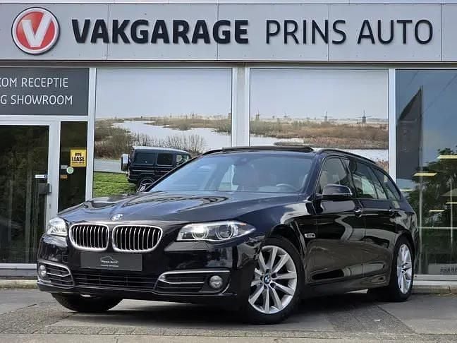 Zwart Gebruikt 2015 BMW 530 Executive Stationwagen | € 13.900 (Eerlijke prijs) - Afbeelding 1/4