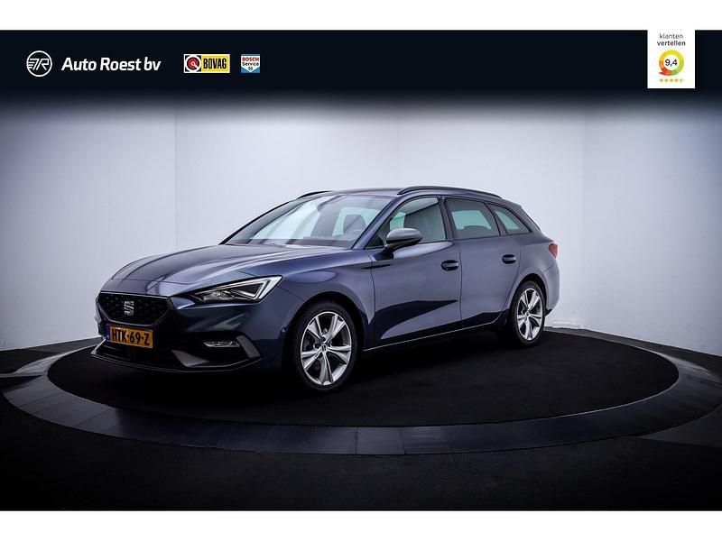 Grijs Gebruikt 2021 Seat Leon FR-Line Stationwagen | € 24.750 (Eerlijke prijs) - Afbeelding 1/4