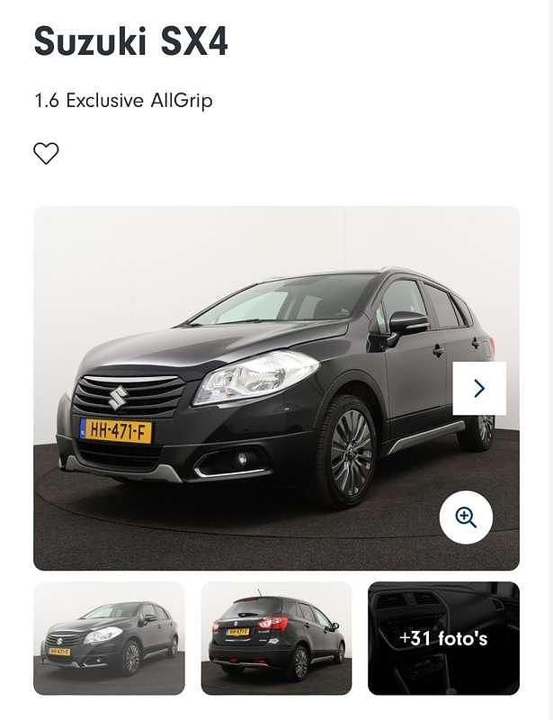 Occasion Suzuki SX4 120 PK (88 kW) 2015 Zwart Hatchback