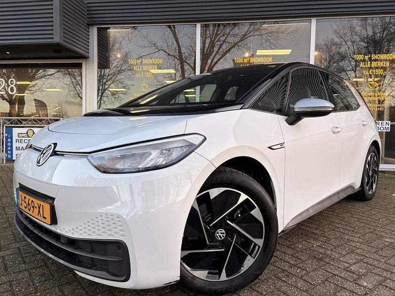 Wit (metallic) Gebruikt 2020 VW ID.3 Hatchback | € 14.450 (Goede deal) - Afbeelding 1/4