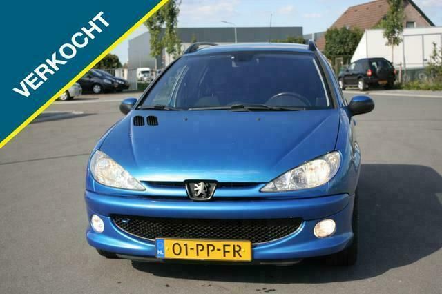 Blauw Gebruikt 2004 Peugeot 206 Stationwagen | € 1.399 (Iets duurder) - Afbeelding 1/4