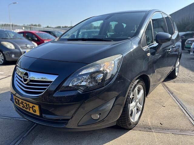 Zwart Gebruikt 2013 Opel Meriva Cosmo MPV | € 4.250 (Super prijs) - Afbeelding 1/4