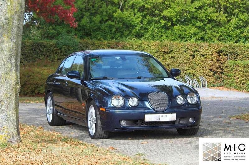 Occasion Jaguar S-Type R 406 PK (298 kW) 2002 Blauw (metallic) Sedan