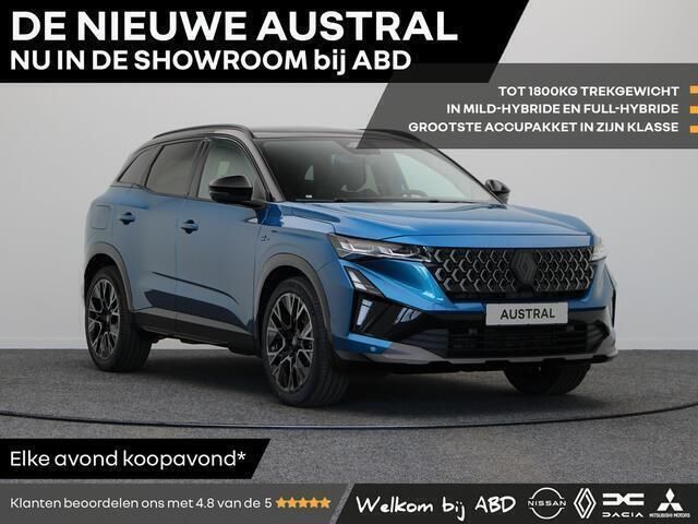 Twotone bleu naxos met dak in noir étoilé (blauw metallic) Nieuw 2025 Renault Austral Iconic Esprit Alpine SUV | € 53.557 - Afbeelding 1/3