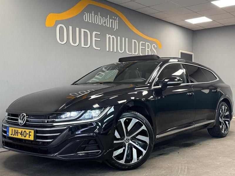 Zwart Gebruikt 2022 VW Arteon R-line Stationwagen | € 30.950 (Eerlijke prijs) - Afbeelding 1/4