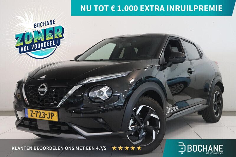 Zwart Gebruikt 2024 Nissan Juke N-Connecta SUV | € 27.195 (Eerlijke prijs) - Afbeelding 1/4