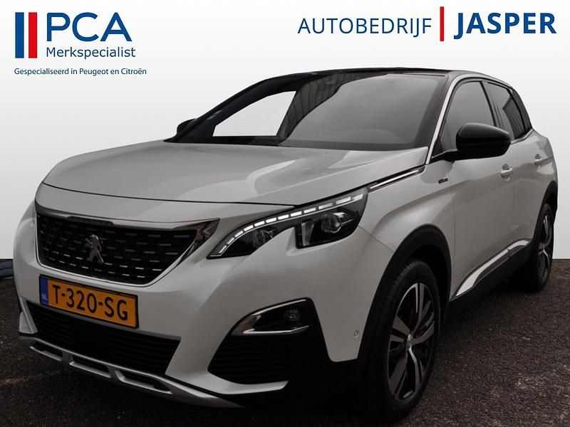 Wit Gebruikt 2018 Peugeot 3008 GT-line SUV | € 19.650 (Iets duurder) - Afbeelding 1/4