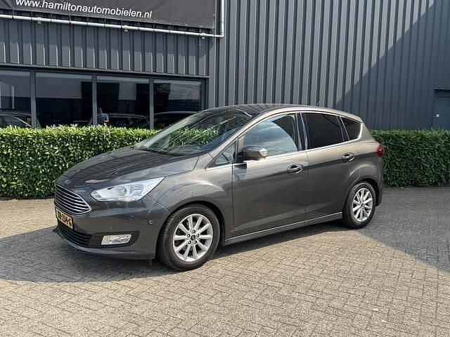 Grijs Gebruikt 2018 Ford C-MAX Titanium MPV | € 10.950 (Eerlijke prijs) - Afbeelding 1/4