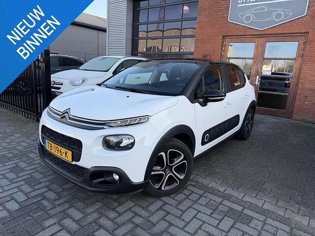 Wit Gebruikt 2018 Citroën C3 Feel Hatchback | € 6.950 (Eerlijke prijs) - Afbeelding 1/4