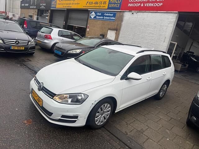 Occasion VW Golf VII Trendline 110 PK (80 kW) 2014 Wit Stationwagen