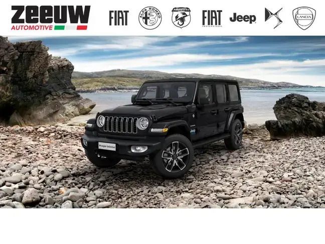 Zwart Nieuw 2025 Jeep Wrangler Unlimited Sahara SUV | € 85.450 (Goede deal) - Afbeelding 1/4