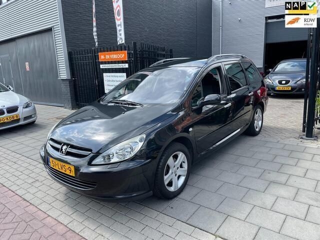 Occasion Peugeot 307 136 PK (100 kW) 2003 Zwart, metallic lak Stationwagen