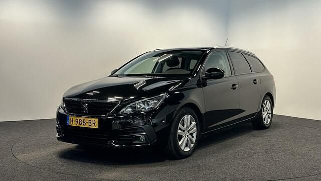 Zwart Gebruikt 2020 Peugeot 308 SW Premium Stationwagen | € 12.500 - Afbeelding 1/4