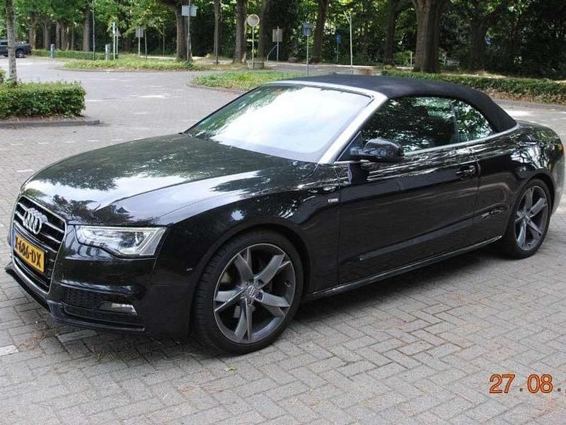 Zwart Gebruikt 2014 Audi A5 Cabriolet Proline Cabriolet | € 16.850 (Eerlijke prijs) - Afbeelding 1/4