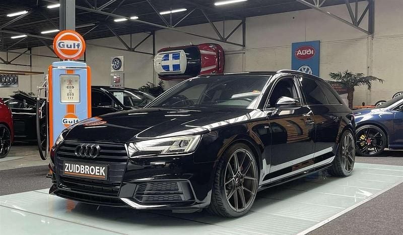 Zwart Gebruikt 2017 Audi A4 S-Line Stationwagen | € 15.999 (Goede deal) - Afbeelding 1/4