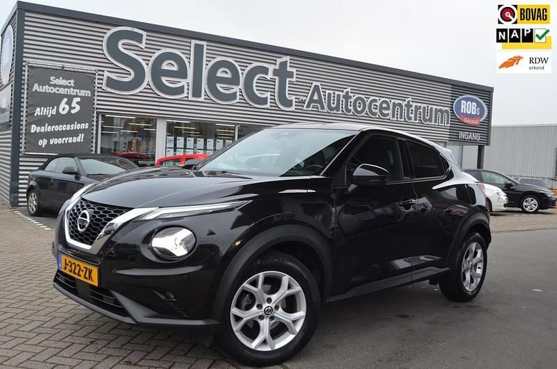 Zwart Gebruikt 2020 Nissan Juke Tekna SUV | € 16.940 (Eerlijke prijs) - Afbeelding 1/4