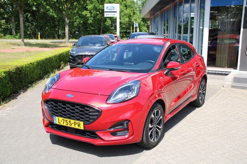 Rood Gebruikt 2021 Ford Puma ST-Line SUV | € 20.400 (Goede deal) - Afbeelding 1/4