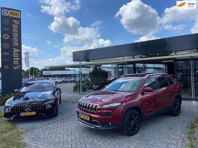 Rood Occasion 2014 Jeep Cherokee Limited SUV | € 11.950 (Eerlijke prijs) - Afbeelding 1/3