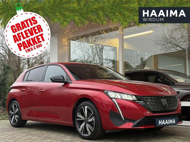 Rood Gebruikt 2023 Peugeot 308 Allure Hatchback | € 24.945 (Iets duurder) - Afbeelding 1/4