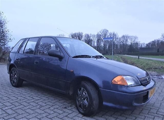 Occasion Suzuki Swift GLX 86 PK (63 kW) 2002 Blauw Hatchback