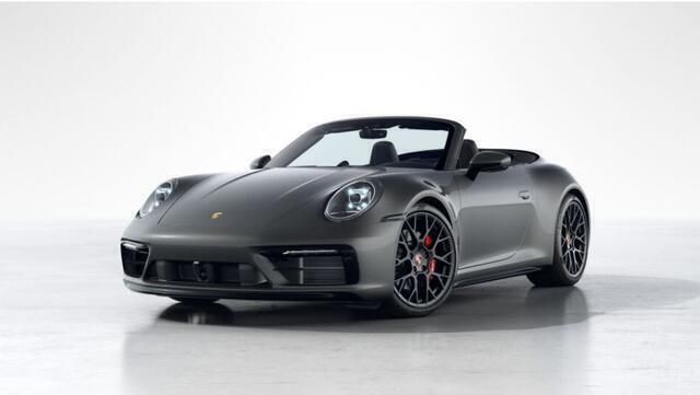 Grijs, metallic lak Gebruikt 2021 Porsche 911 Carrera 4S Cabriolet Chrono Cabriolet | € 214.950 - Afbeelding 1/4