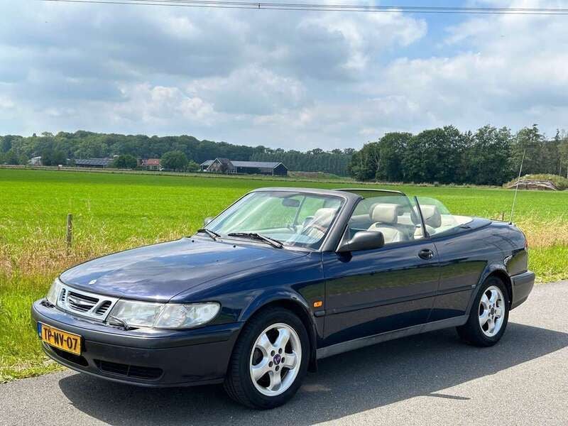 Occasion Saab 9-3 Cabriolet 131 PK (96 kW) 1998 Blauw, metallic lak Cabriolet