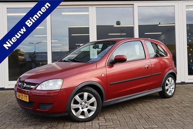 Rood Gebruikt 2006 Opel Corsa Hatchback | € 2.950 (Super prijs) - Afbeelding 1/4
