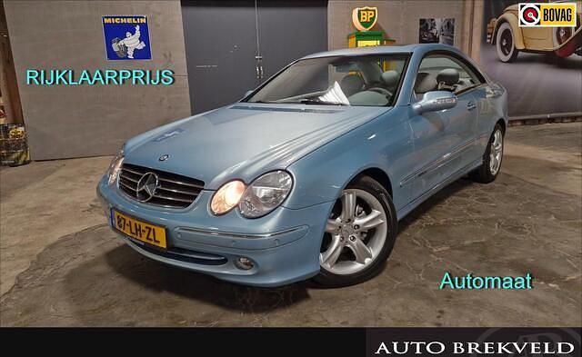 Occasion Mercedes CLK200 Elegance 163 PK (119 kW) 2003 Blauw Coupé