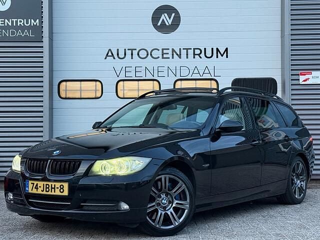 Zwart Gebruikt 2008 BMW 330 Executive Stationwagen | € 5.950 (Eerlijke prijs) - Afbeelding 1/4