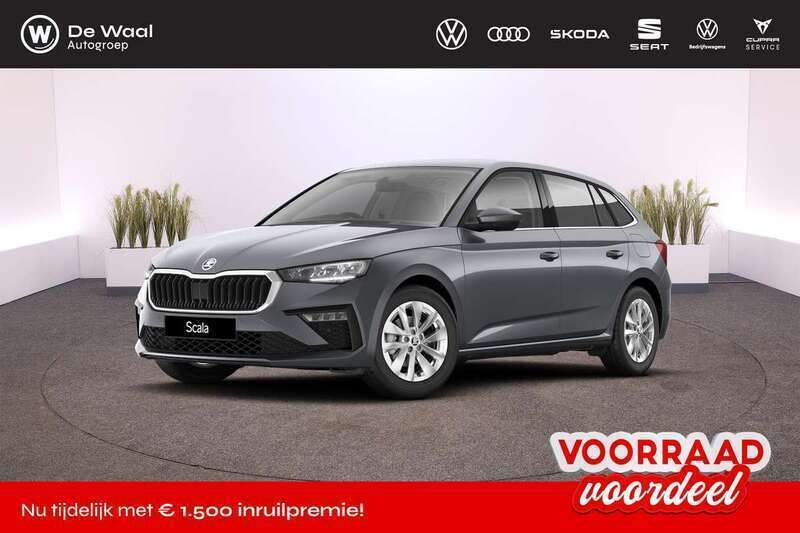 Grijs, metallic lak Nieuw 2024 Skoda Scala Business Line Hatchback | € 32.995 (Eerlijke prijs) - Afbeelding 1/4