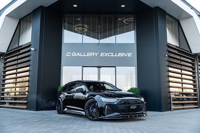 Zwart Gebruikt 2020 Audi RS6 S-Line Stationwagen | € 109.995 (Iets duurder) - Afbeelding 1/4