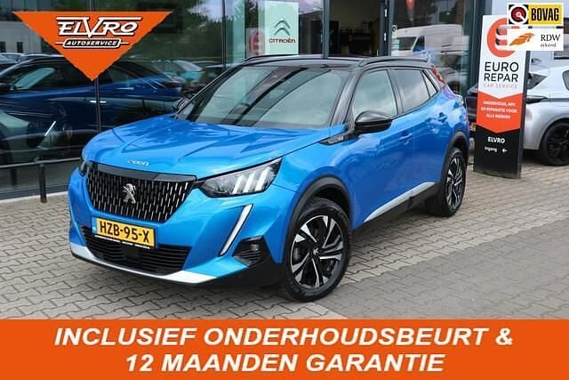 Blauw Gebruikt 2021 Peugeot 2008 GT SUV | € 19.950 (Eerlijke prijs) - Afbeelding 1/4