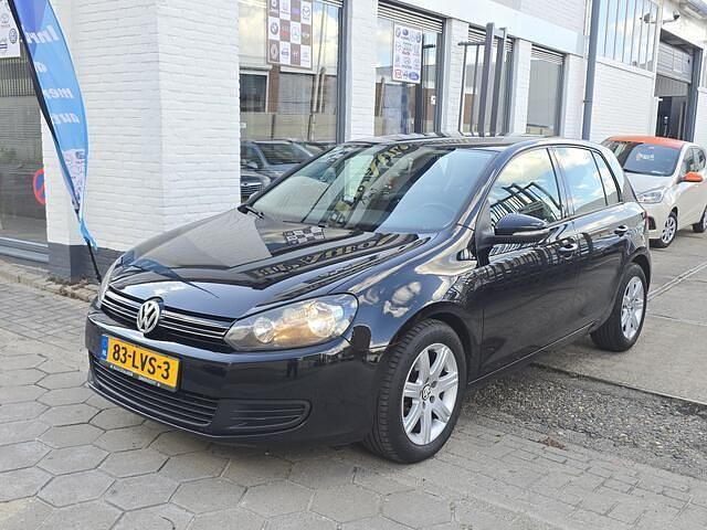 Zwart Gebruikt 2009 VW Golf VI Trendline Hatchback | € 5.999 (Goede deal) - Afbeelding 1/4