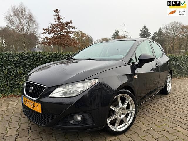 Zwart (metallic) Gebruikt 2011 Seat Ibiza Style Hatchback | € 1.450 (Super prijs) - Afbeelding 1/4