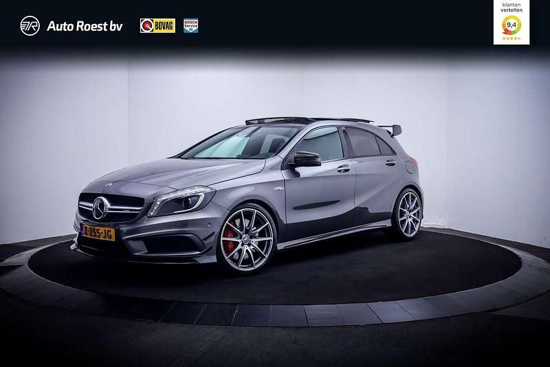 Grijs Gebruikt 2014 Mercedes A45 AMG AMG Hatchback | € 24.950 (Eerlijke prijs) - Afbeelding 1/4