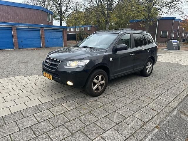 Zwart Gebruikt 2008 Hyundai Santa Fe SUV | € 3.700 (Super prijs) - Afbeelding 1/4
