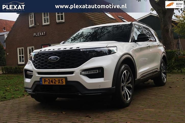 Wit Gebruikt 2021 Ford Explorer ST-Line SUV | € 40.945 (Goede deal) - Afbeelding 1/4