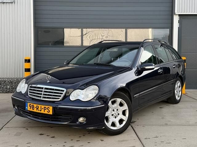 Occasion Mercedes C200 Elegance 123 PK (90 kW) 2005 Blauw Stationwagen