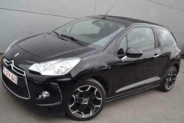 Zwart Gebruikt 2014 Citroën DS3 Cabriolet So Chic Cabriolet | € 10.500 (Iets duurder) - Afbeelding 1/4