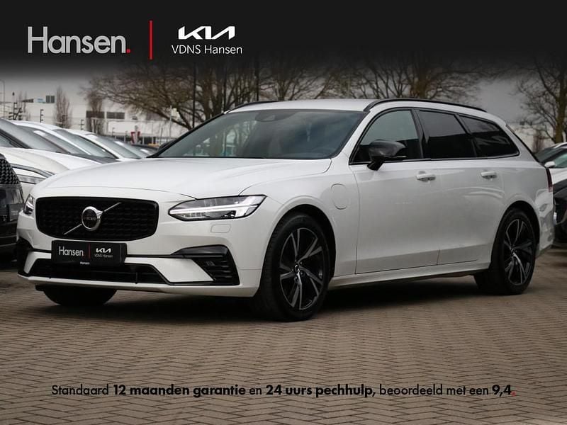 Wit Gebruikt 2021 Volvo V90 R-Design Stationwagen | € 33.945 (Super prijs) - Afbeelding 1/4