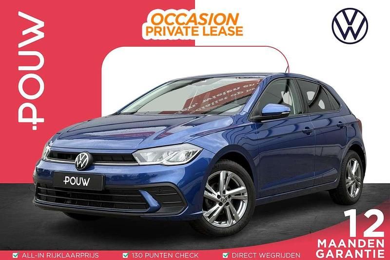 Blauw, metallic lak Gebruikt 2023 VW Polo Life Hatchback | € 22.450 (Eerlijke prijs) - Afbeelding 1/3