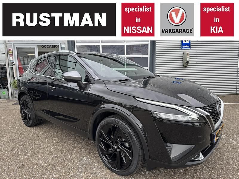 Zwart Gebruikt 2023 Nissan Qashqai Tekna SUV | € 30.950 (Iets duurder) - Afbeelding 1/4