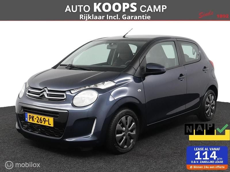 Blauw Gebruikt 2017 Citroën C1 Feel Hatchback | € 6.900 (Eerlijke prijs) - Afbeelding 1/4