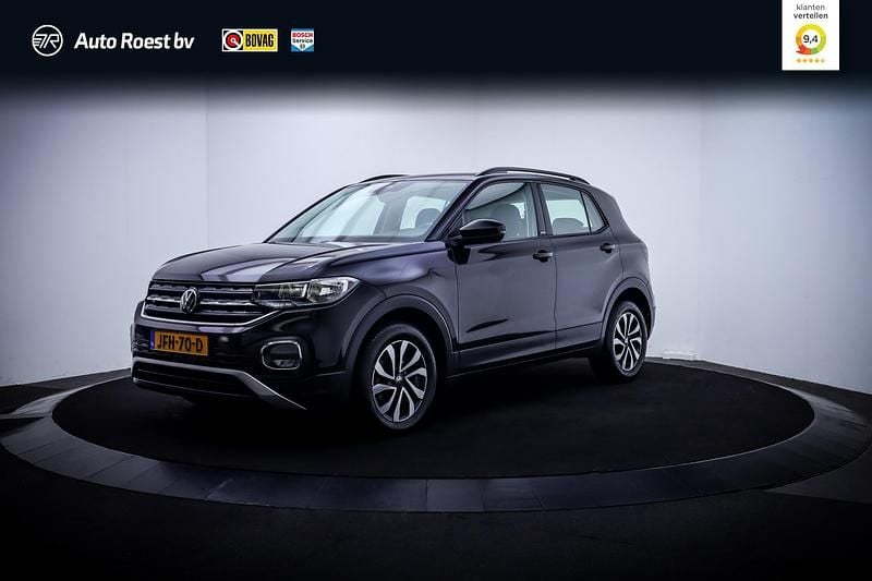 Zwart Gebruikt 2021 VW T-Cross Life SUV | € 21.125 (Eerlijke prijs) - Afbeelding 1/4