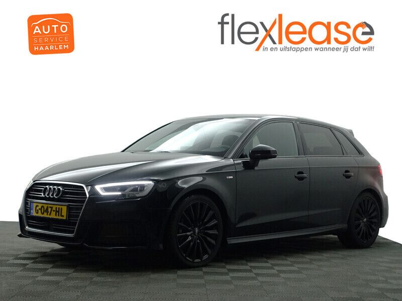 Zwart metallic Gebruikt 2019 Audi A3 Sportback S-Line Hatchback | € 19.900 (Iets duurder) - Afbeelding 1/4